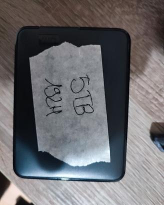 Hard Disk Esterno 5TB WD