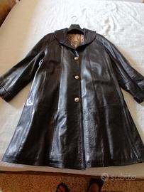 cappotto lungo in vera pelle Donna