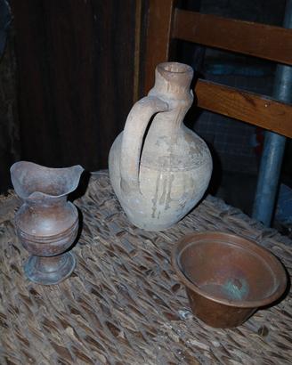 oggettistica in rame in miniatura 