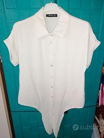 Camicia donna leggera maniche corte