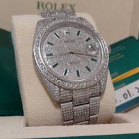 Rolex DateJust 41 anno 2022 diamanti Iced Out