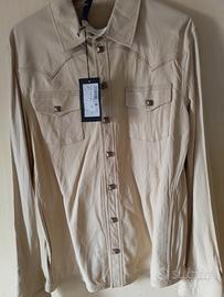 camicia pelle uomo Roberto Cavalli 