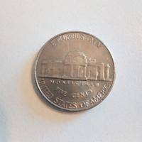 Moneta Americana 5 Centesimi 1998. Monticello