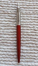 Penna Parker Jotter Kensington Red NUOVA acciaio
