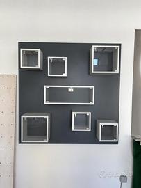 Moderna parete attrezzata espositiva x negozi