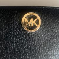 Portafogli pelle nera Michael Kors