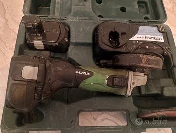 moletta a batteria con due batterie e car