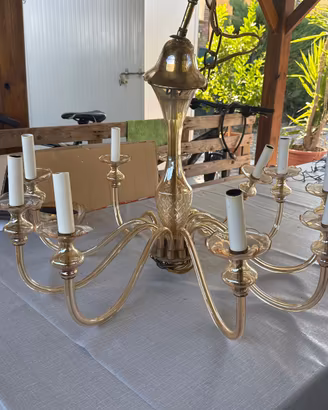 lampadario metà novecento Murano