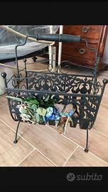 Portariviste ferro battuto