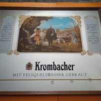 Specchio Vintage Krombacher Bier - Serigrafia d'Ep