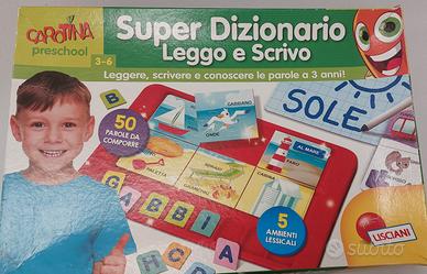 gioco carotina super dizionario leggo e scrivo