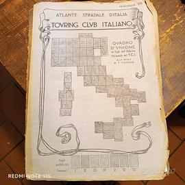 n.7 fascicoli  Atlante Touring 