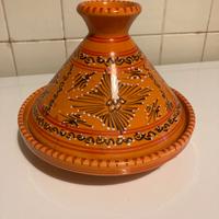 Tagine in terracotta originale dal Nord Africa