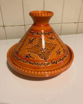 Tagine in terracotta originale dal Nord Africa