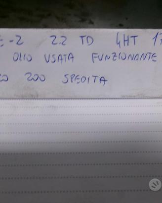Pompa olio fiat ulisse 2.2 td tipo motore 4ht