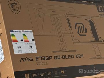 Monitor Oled 27” MSI MAG 273QP QD-OLED X24
