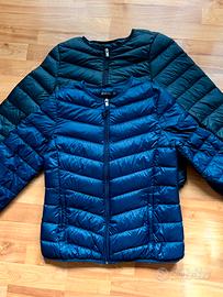 2 Giacca a Vento Piumino Blu e Nero