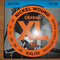 Corde Chitarra D'Addario EXL110 (10/46) sigillate