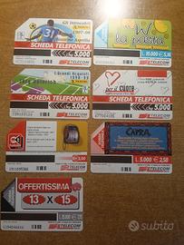 Lotto di schede telefoniche Vintage 