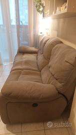 divano 3 posti con recliner