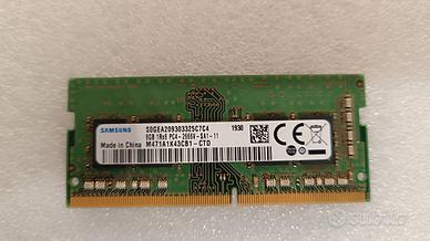 8GB RAM SAMSUNG DDR4 PC4-2666V SODIMM