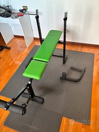 Panca palestra reclinabile