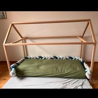 Treccia paracolpi letto montessoriano bambini