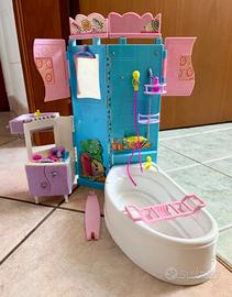 Set vasca da bagno Barbie 2000 (All around home)