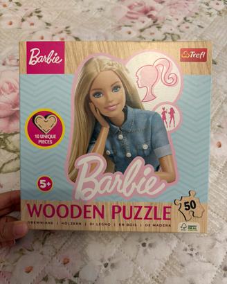 Barbie wooden puzzle 5 anni CONFEZIONATO