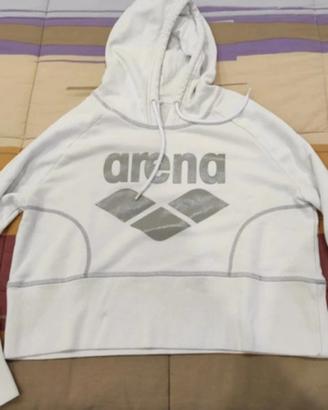Felpa bianca arena tg s