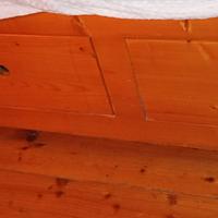 Letto ,Coppia letti in legno di pino.