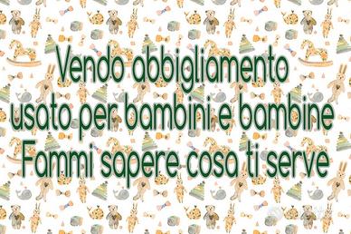 Abbigliamento bambino e bambine