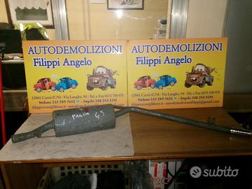 Marmitta espansione per fiat panda 45