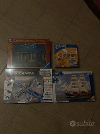 Lotto 4 giochi nuovi puzzle Ravensburger e Memory