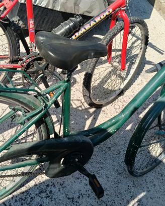 bici colore Verde