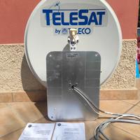 Parabola satellitare+Televisore+Decoder BSK HD