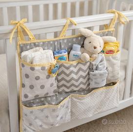 Organizer lettino bimbo / culla porta pannolini