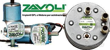 Impianto a metano COMPLETO della Zavoli 6 Iniettor