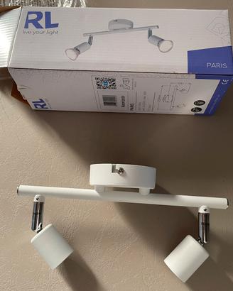 Lampada due faretti GU10
