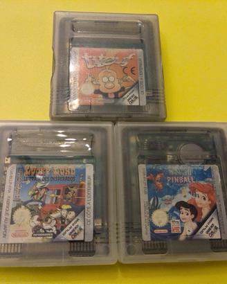 Lotto 3 Giochi GameBoy:Lucky Luke,Sirenetta,Titeuf
