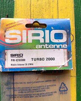 antenna Sirio turbo 2000
