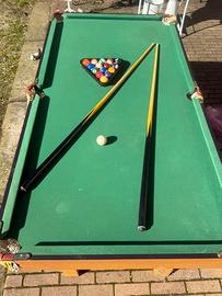 Tavolo da biliardo americano (pool) completo