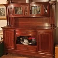 Credenza in mogano pezzo unico