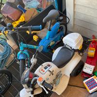 Bicicletta con rotelle btwin 2 3 4 anni con moto