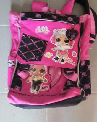 zaino scuola rosa