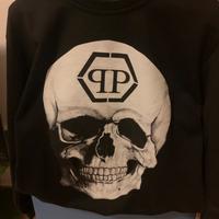 Felpa philip plein nera originale taglia M