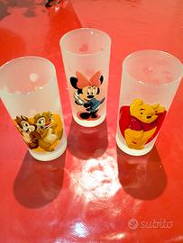 Bicchieri in vetro Disneyland Resort Paris vintage