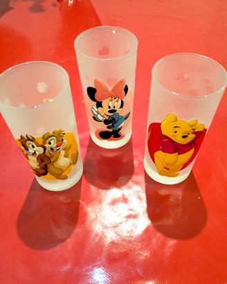 Bicchieri in vetro Disneyland Resort Paris vintage