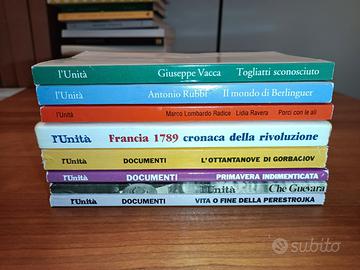 Libri : 8 inserti de l'Unità anni '80/'90