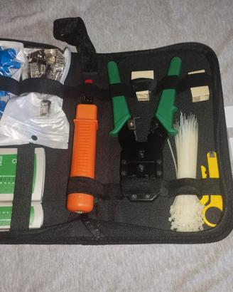 strumenti rete SOILE RJ45/11-crimpatrice + tester